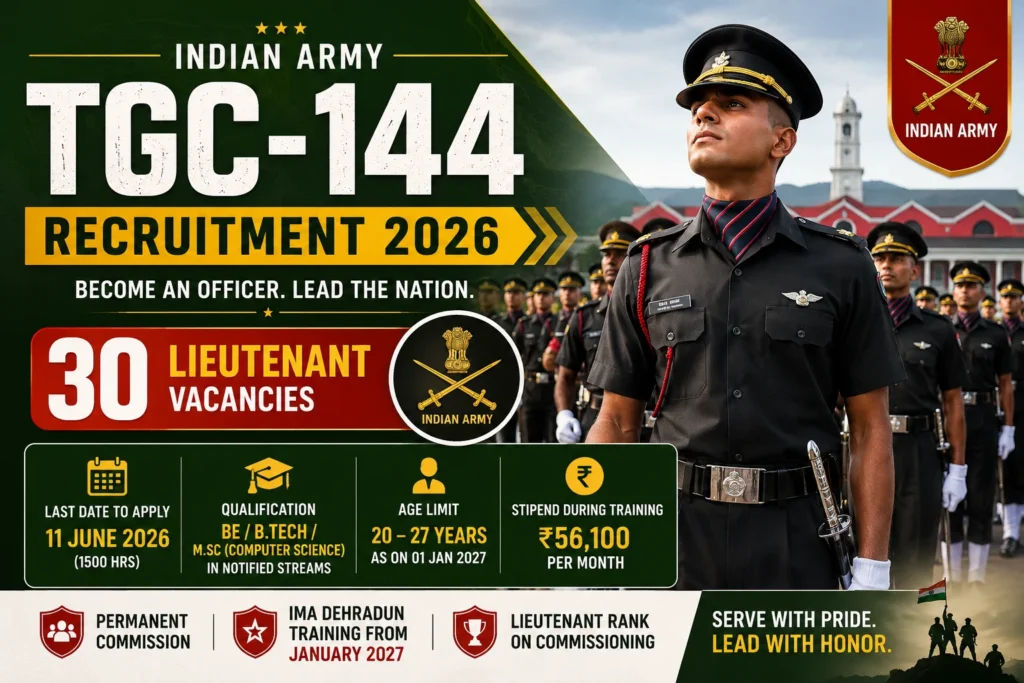 Indian-Army-TGC-144-recruitment