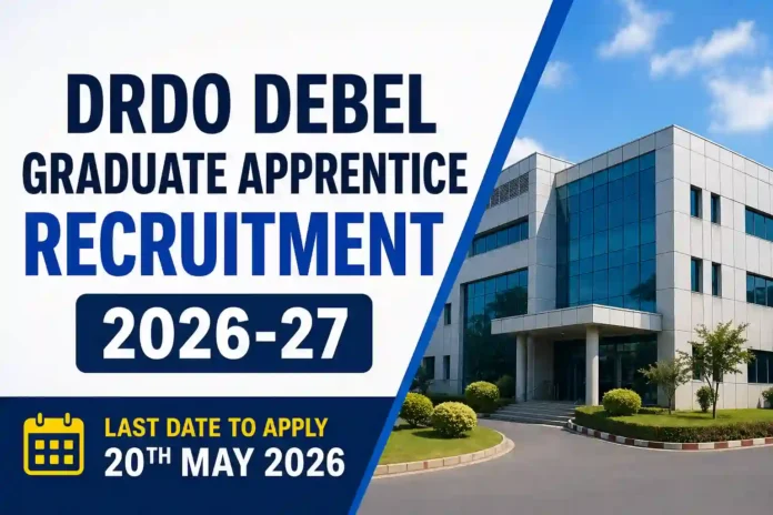 drdo-debel-graduate-apprentice-recruitment-2026